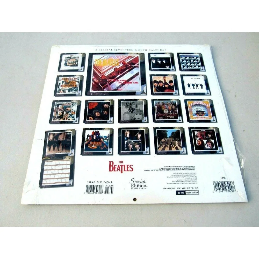VTG 1997 The Beatles Calendar Sgt Peppers Lonely Heart Club Band Special Edition